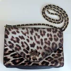 Tory Burch Leopard Print Crossbody Bag